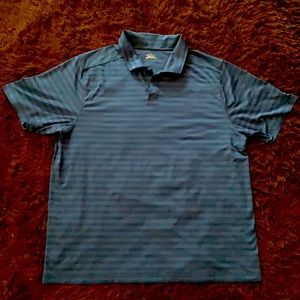 Mens Under Armour shirt Sz XXL Blue striped